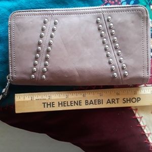 Soft Dusty Rose B makowsky wallet